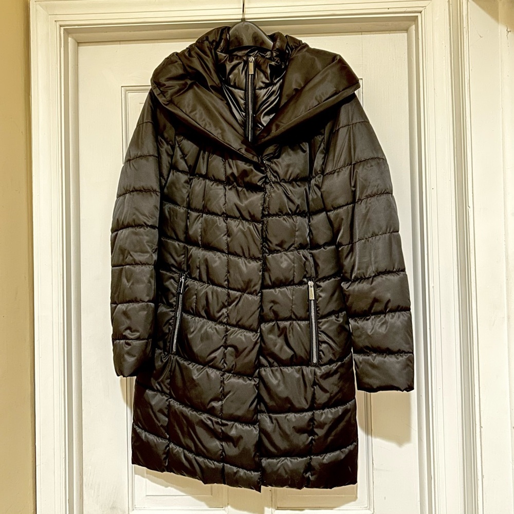 Kenneth Cole Women's Black Puffer Jacket